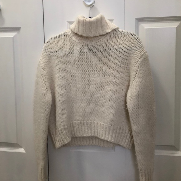 J. Crew Sweaters - JCrew Chunky Cropped Turtle Neck
